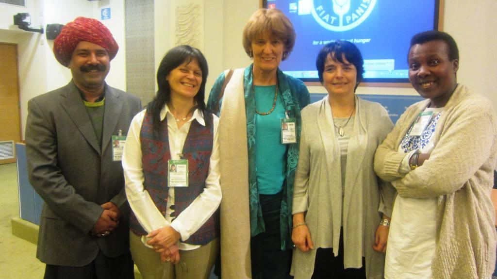 Rao Abdul Qadeer, Maria Rosa Lanari, Ilse Koehler-Rollefson, Elzbieta Martyniuk, Elizabeth Katushabe (left to right)